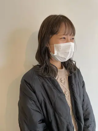 ミディアム COMILE 🌼 SUZUKAのヘアスタイル