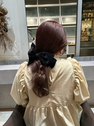 ミディアム ヘアアレンジ 🩰Lolonois 森ノ宮Aiko🎀のヘアスタイル