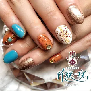 ネイル 六本木ネイル阡夜一夜 当日&持ち込み歓迎のネイルデザイン