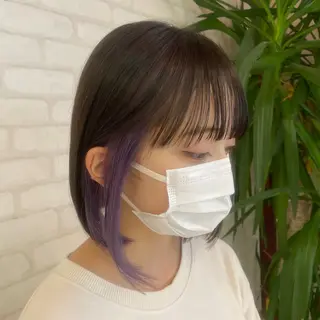 ミディアム ✂️秋葉原 🤍YURI🤍のヘアスタイル