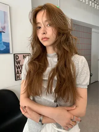 ロング 山田 京介のヘアスタイル
