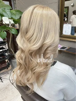 ロング カラー hair make ERTE所属・ヘアーメイクエルテ 六甲アイランド　宮田のヘアスタイル