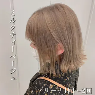 ミディアム カラー パーマ ヘアアレンジ メンズ キッズ ネイル マツエク・マツパ 💕トレンドうる艶髪 💕TUNE銀座のヘアスタイル