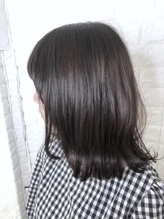 ミディアム 縮毛矯正/髪質改善 主税巧一のヘアスタイル