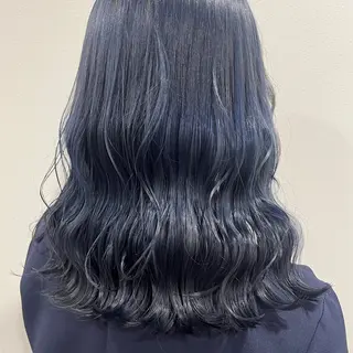 セミロング カラー 韓国風レイヤー ∕ 大隣 里桜のヘアスタイル