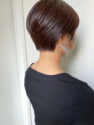 ショート カラー 江上拓郎/ショート /酸性ストレートのヘアスタイル