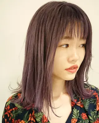 ミディアム カラー coii コイ【原宿/表参道】のヘアスタイル