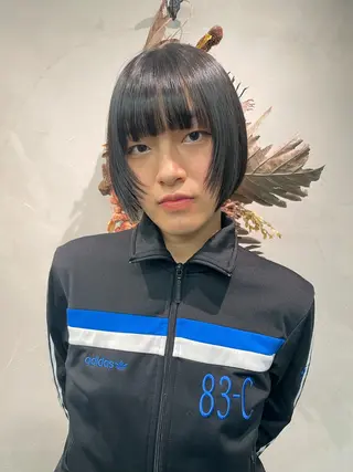 ショート 長野 温佳のヘアスタイル