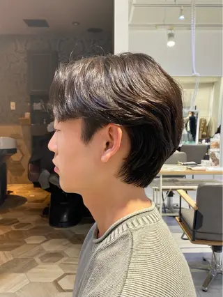 ショート パーマ メンズ 🇰🇷韓国風カット 🇰🇷　鈴木海斗のヘアスタイル