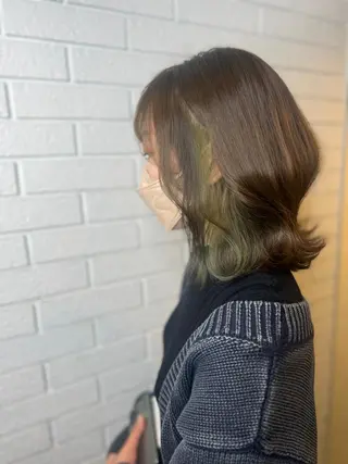 ミディアム カラー 髪質改善✨艶カラー MASAYAのヘアスタイル