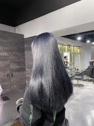 カラー 夏っぽ韓国style 🇰🇷表参道美容室のヘアスタイル