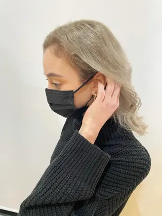 ミディアム カラー 佐藤 魁人のヘアスタイル