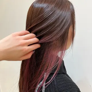 ロング カラー GISELA サリナのヘアスタイル