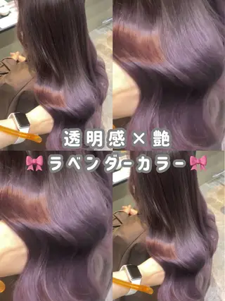 セミロング カラー 🪐韓国艶カラー 加野彩果🪐のヘアスタイル