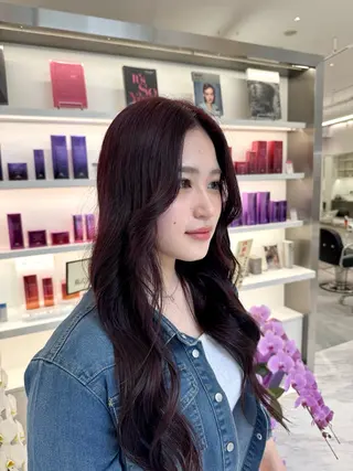 ロング カラー Parve  Mix 🫧梶川虹のヘアスタイル