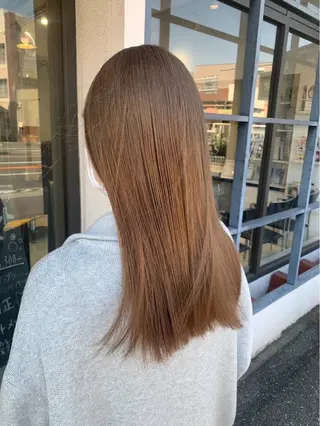 セミロング 板橋 カラーモデル ︎🪄︎︎✨/大室凜のヘアスタイル