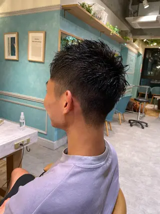 メンズ 吉田 竜也 髪質改善のヘアスタイル