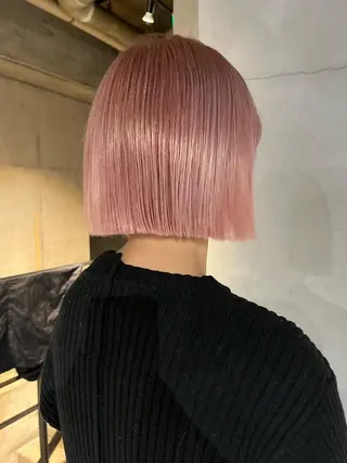 カラー rimi/ショート /透明感カラーのヘアスタイル