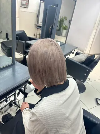 ショート 💫ハイトーンボブ/ HARU💫のヘアスタイル