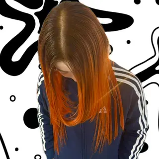 ロング カラー hair salon　丹tan所属・Rena✴︎トレンド ×スタンダードMIXのヘアスタイル