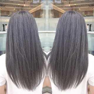 ロング カラー 青木 茂樹⭐️ 透明感カラーのヘアスタイル