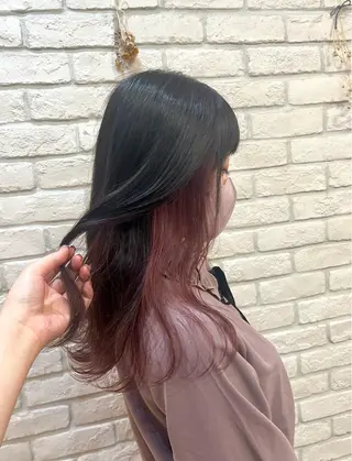 ロング カラー 🎀野崎 美玖𝜗𝜚˚⋆のヘアスタイル