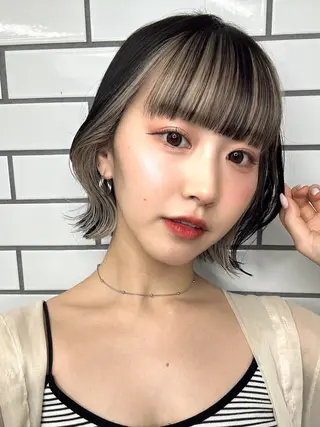 ショート カラー 韓国ヘア/艶カラー /田中悠佑のヘアスタイル