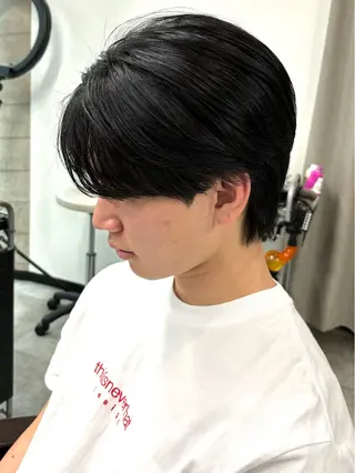 ミディアム メンズ era2d所属・マコト/心斎橋 メンズ専門店のヘアスタイル