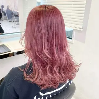 カラー RIKO👼🏻💓 韓国ガーリーのヘアスタイル