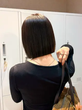 ショート カラー グレージュ/髪質改善 /ボブ/moyu🎀のヘアスタイル