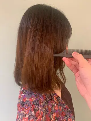 ミディアム ハイトーン/メンズ/ ウルフ特化   小松のヘアスタイル