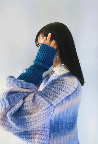 ミディアム カラー レイヤー/パーマ /ウルフ/nabeのヘアスタイル