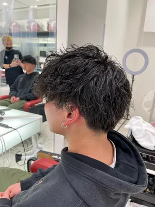 パーマ メンズ/メンズパーマ 服部太地のヘアスタイル