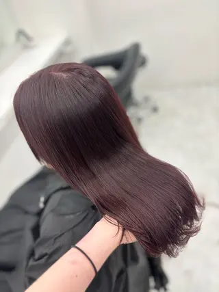 セミロング カラー 🤍レイヤー/顔周り /hirari🤍のヘアスタイル