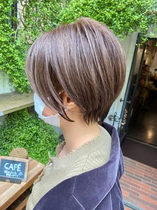 ショート カラー 小顔ショート✁ ⁂Yukari⁂のヘアスタイル