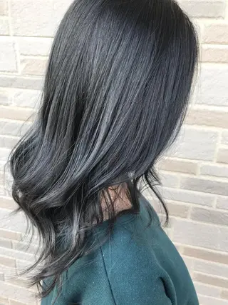 ロング カラー little×link 福岡所属・littlelink キタジマのヘアスタイル