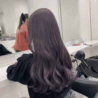 ロング カラー ブリーチなし艶カラー タクト🫧のヘアスタイル