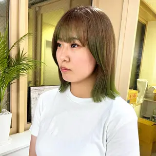 カラー 渋谷🎨エクステ× ブリーチ特化🎨レンのヘアスタイル