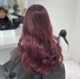 ロング 盛れる暖色🎀ガーリ ーヘア🎀きっかのヘアスタイル