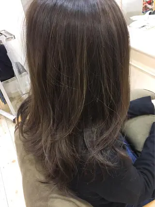ロング カラー 平内 賢人のヘアスタイル