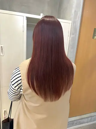 ロング カラー 大久保 優香のヘアスタイル