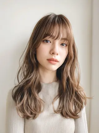 カラー 🎀Airi🎀透明 カラー/モテ髪のヘアスタイル