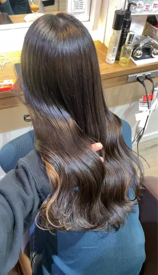 ロング 🎀ハイトーン/ 艶カラー/夕月🎀のヘアスタイル