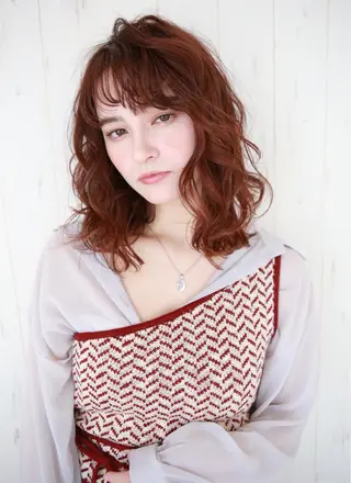 ショート カラー 赤み消しカラー /透明感カラー 上長のヘアスタイル