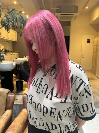 ロング カラー SEPT.所属・キラ/ ブリーチモデル募集中のヘアスタイル