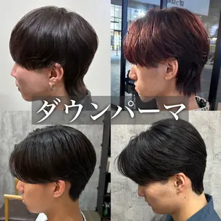 ショート パーマ メンズ 韓国風メンズ/毛流れ ヘアなら須田龍世のヘアスタイル