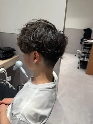 ショート メンズ 森本 シェビーのヘアスタイル