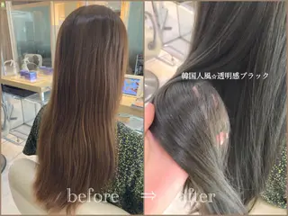 ロング カラー 後藤 瑞季のヘアスタイル