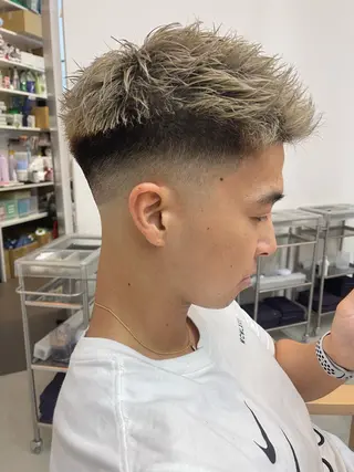 ショート カラー メンズ mee.urawa所属・似合わせショート×透 明感/やじまたかしのヘアスタイル