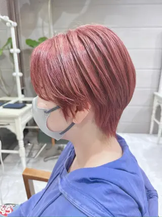 ショート カラー ヘアアレンジ メンズ 𝐑𝐈𝐍𝐊𝐀 🐷🖤のヘアスタイル